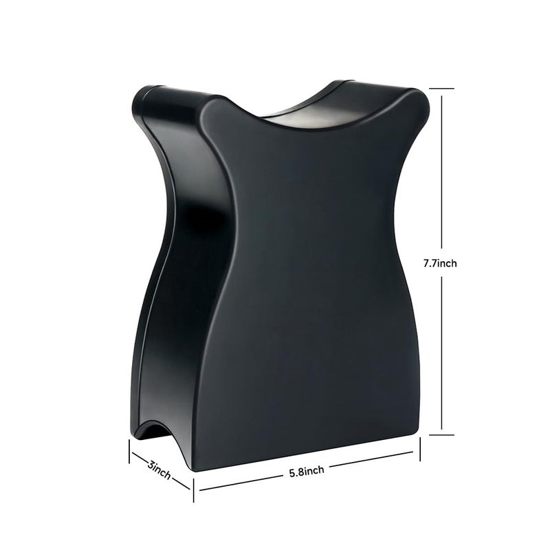 NOVAL Pedicure Foot Rest-Pedicure Foot Rest Stand Portable Pedicure Foot Stand Pedicure Supply Salon & Home Use  Black - Image 2